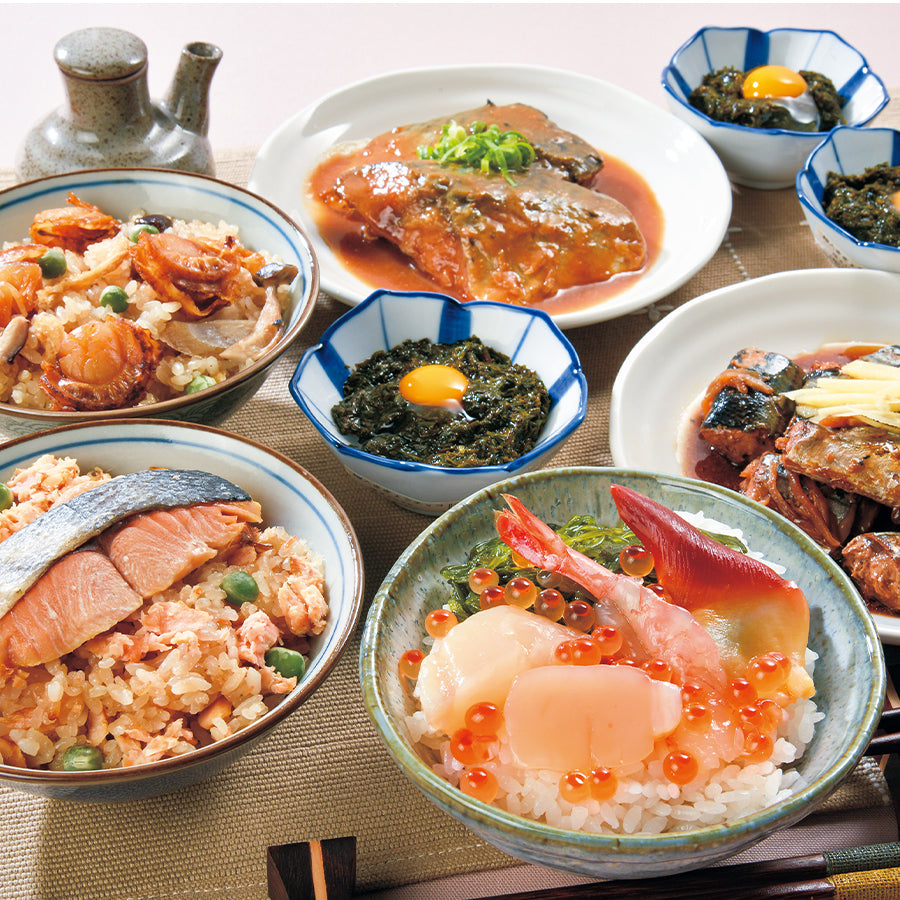 岩手県産 〇三陸お手軽食卓セット【20530】冷凍