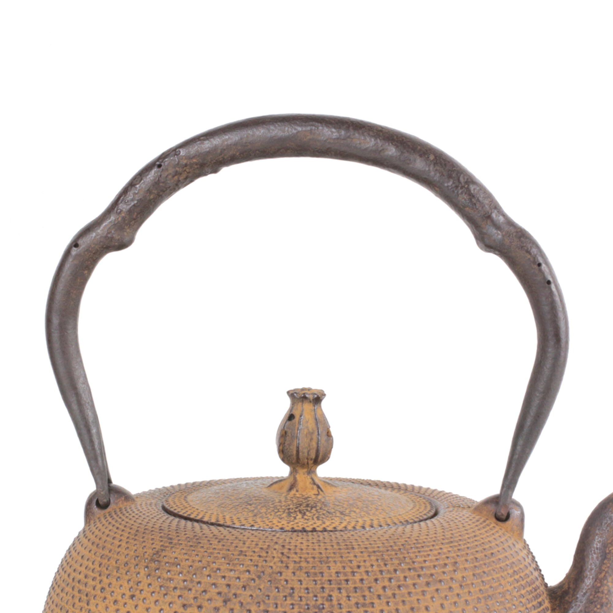 ★岩鋳(南部鉄器協同組合)鉄瓶 23型南部型アラレ 1.9L 伝統工芸士 清茂 作 【0035325】