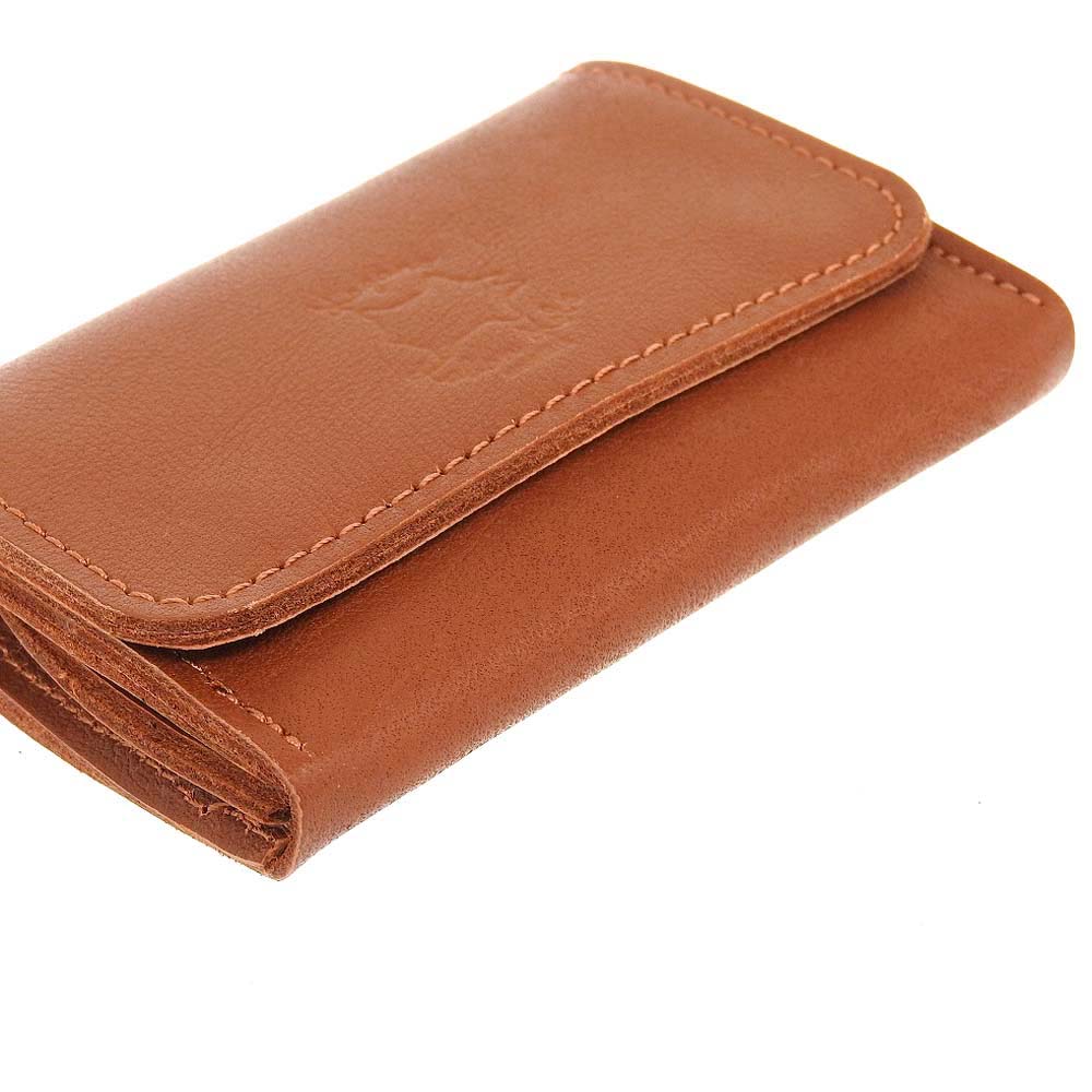加賀野かばん工房 牛革名刺入(ブラウン)【33141-2】受注生産品