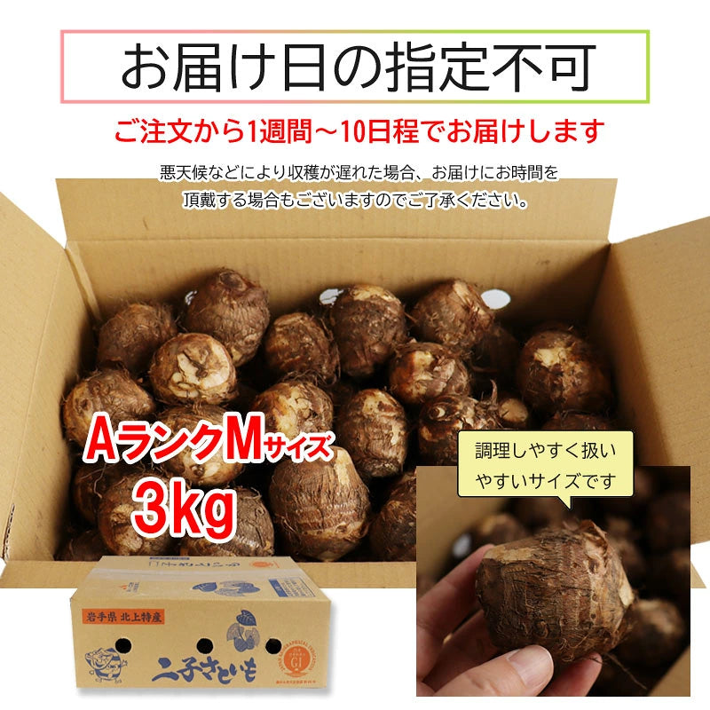 【期間限定】岩手県産● 二子さといも【34685】
