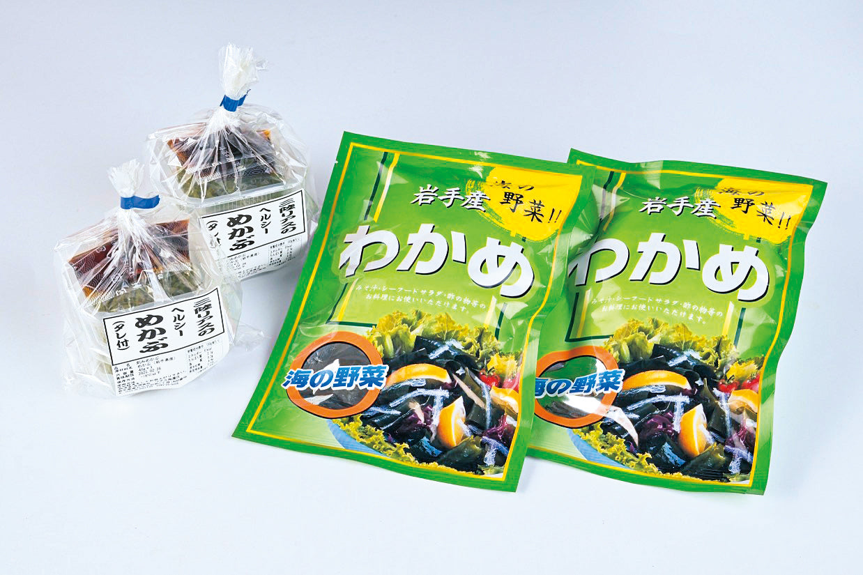 リアス海藻店 リアスわかめとヘルシーめかぶ詰合せ【29759】冷凍