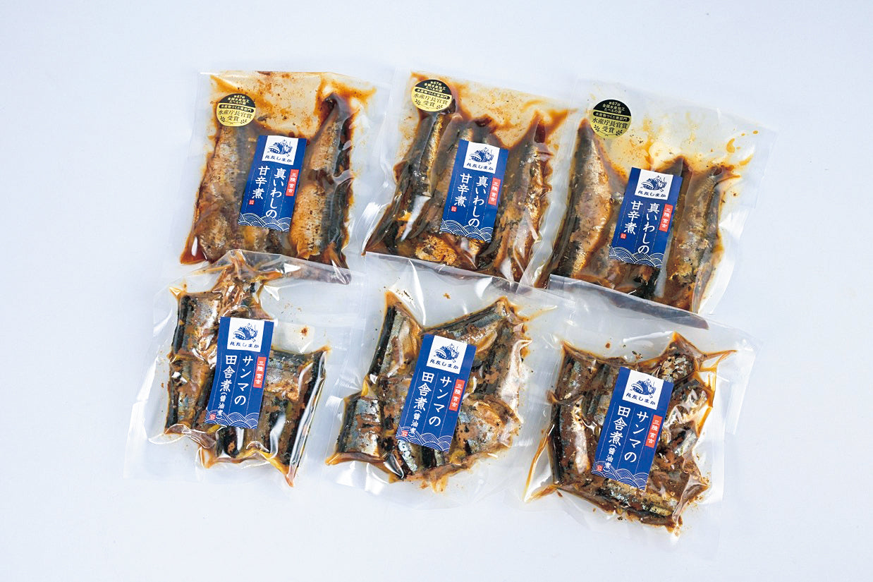 丸友しまか 骨まで愛でる煮魚三昧セット【35121】冷凍