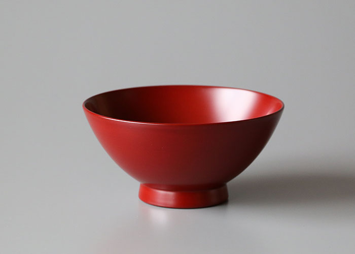 安比塗漆器工房 めし椀 (色:朱・溜)【0020436-0020437】