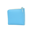 加賀野かばん工房 牛革Ｌ字ファスナー財布（水色）【33142-5】受注生産品