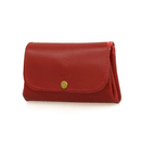 加賀野かばん工房 牛革アコーディオン財布（レッド）【33474-1】受注生産品