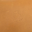 加賀野かばん工房 牛革Ｌ字ファスナー財布（キャメル）【33142-8】受注生産品