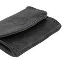 加賀野かばん工房 牛革コインケース（オイルヌメ黒）【33475-1】受注生産品