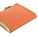 加賀野かばん工房 牛革Ｌ字ファスナー財布（オレンジ）【33142-3】受注生産品