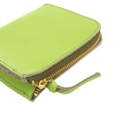 加賀野かばん工房 牛革Ｌ字ファスナー財布（グリーン）【33142-2】受注生産品