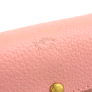 加賀野かばん工房 牛革アコーディオン財布（ピンク）【33474-3】受注生産品