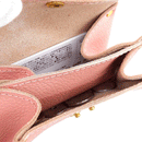 加賀野かばん工房 牛革アコーディオン財布（ピンク）【33474-3】受注生産品