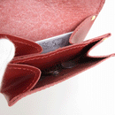 加賀野かばん工房 牛革アコーディオン財布（レッド）【33474-1】受注生産品