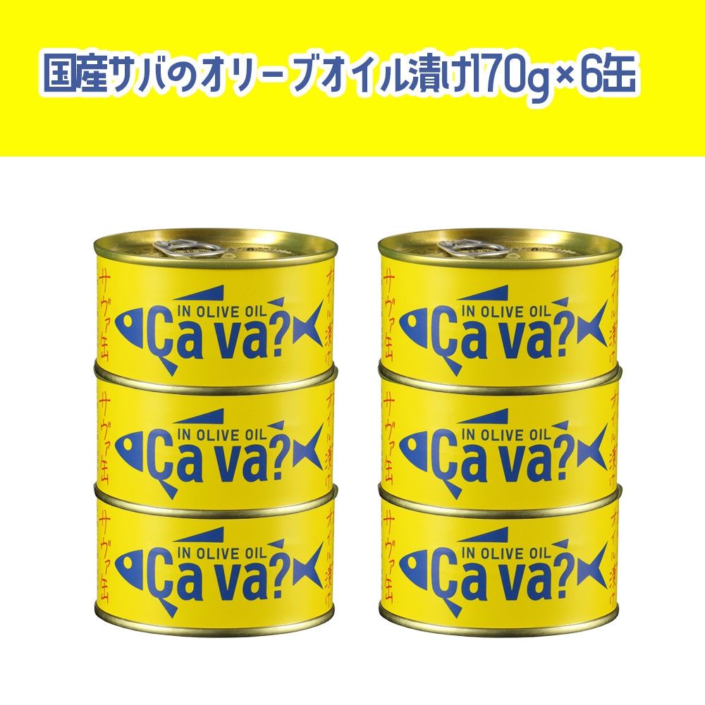 岩手県産 〇サヴァ缶アソート6缶セット(段ボール入)【34700/34701】