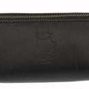 加賀野かばん工房 牛革ペンケース（ブラック）【33145】受注生産品