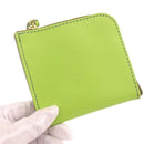 加賀野かばん工房 牛革Ｌ字ファスナー財布（グリーン）【33142-2】受注生産品