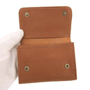 加賀野かばん工房 牛革名刺入（ブラウン）【33141-2】受注生産品