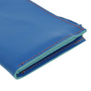 加賀野かばん工房 牛革Ｌ字ファスナー長財布（ブルー）【33144-2】受注生産品