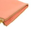 加賀野かばん工房 牛革Ｌ字ファスナー長財布（ピンク）【33144-1】受注生産品