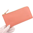 加賀野かばん工房 牛革Ｌ字ファスナー長財布（ピンク）【33144-1】受注生産品