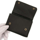 加賀野かばん工房 牛革名刺入（ブラック）【33141-1】受注生産品