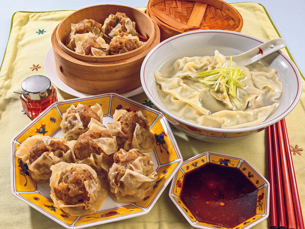粉夢 しんいちろう餃子とジャンボ焼売のセット 【0004547】冷凍