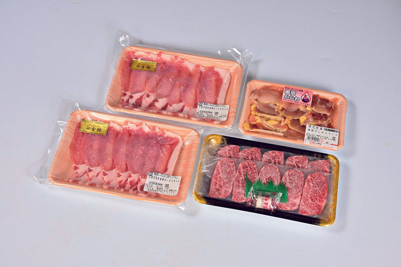 岩手県産 銘柄肉食べ比べセット 【0033886】冷凍