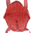 ◆小野染彩所　型染折りたたみバック（つるバラ）【0030310-3】