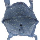 ◆小野染彩所　型染折りたたみバック（菊ちらし）【0030310-2】