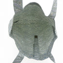 ◆小野染彩所　型染折りたたみバック（向鶴）【0030310-1】