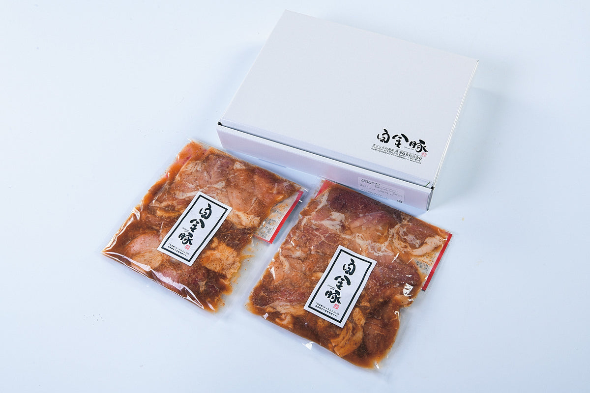 高源精麦 特製たれ漬け白金豚【16781】冷凍