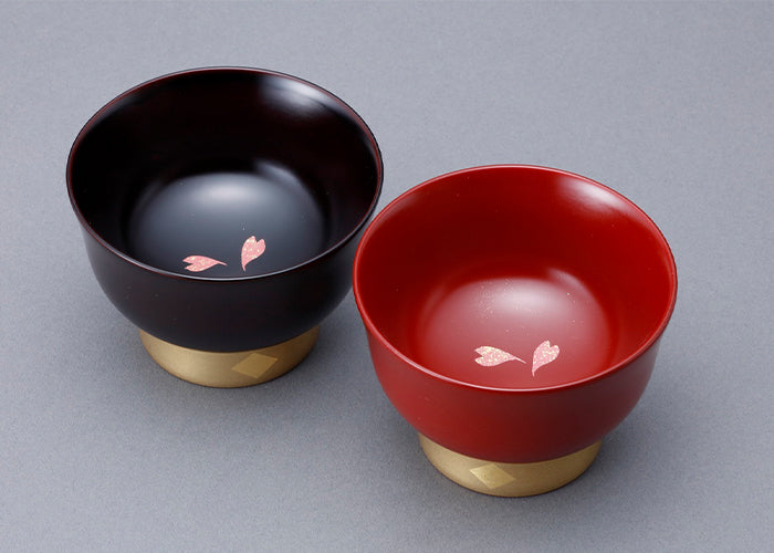 丸三漆器 盃 金桜 ペア 【0021012】