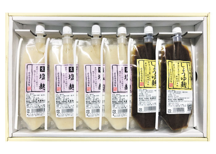 高善商店 麹屋の生塩麹・しょうゆ麹 【0020422】冷蔵
