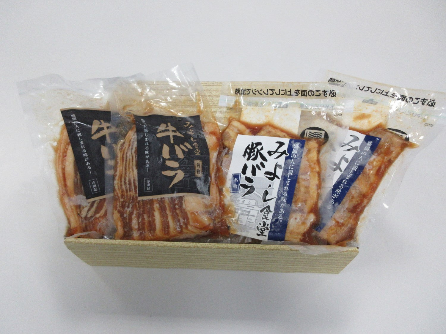 岩手フード 盛岡みよし食堂牛バラ・豚バラギフト 【0024392】冷凍